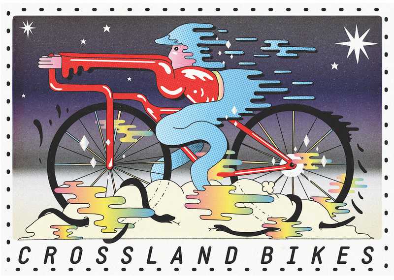 Crossland Bikes print image